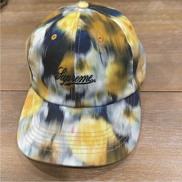Supreme Liberty Floral Tie-Dye 6-panel Baseball Hat Cap Unisex - Picture 2 of 7